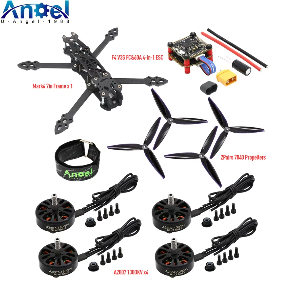 Diy Drone Electronics Kit - Mark4 Mark 4 7 inç 295mm