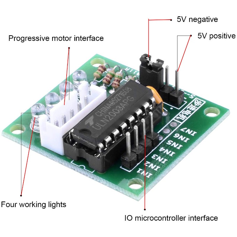 5 takım ULN2003 28BYJ-48 5 V S - Stepper Motor 28Byj incelemesi ve fiyatı