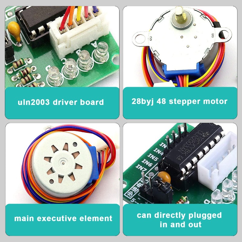 5 takım ULN2003 28BYJ-48 5 V S - Stepper Motor 28Byj incelemesi ve fiyatı