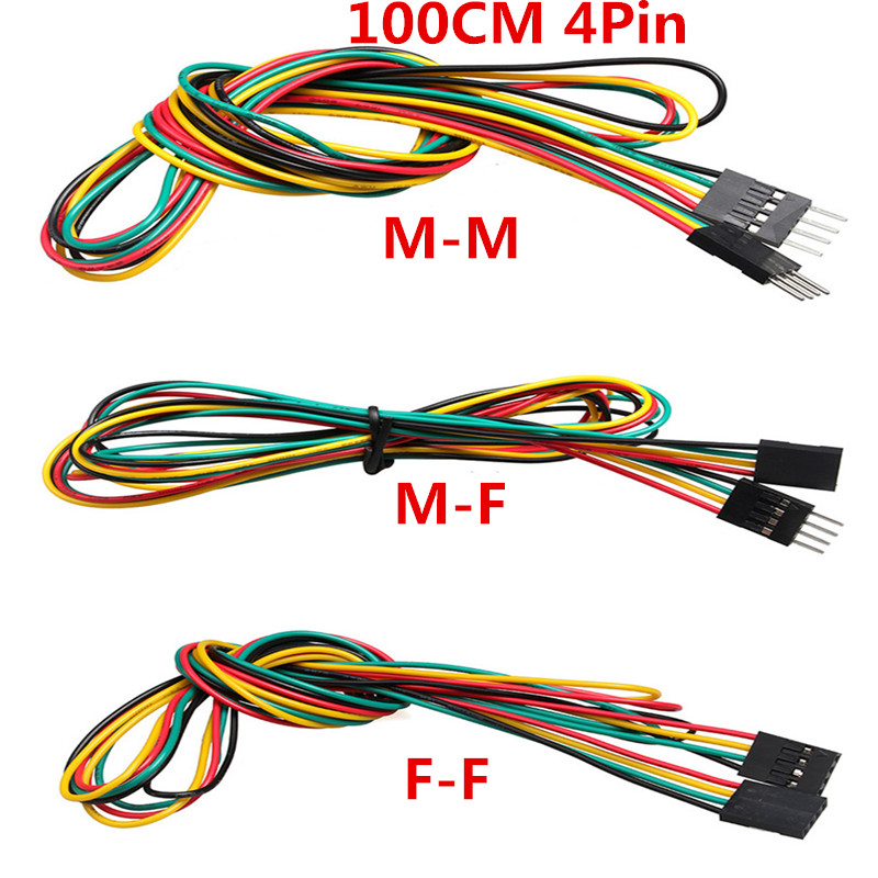 10 adet/grup 4pin 100 cm M-M/M - Diy Electronics Breadboard incelemesi ve fiyatı