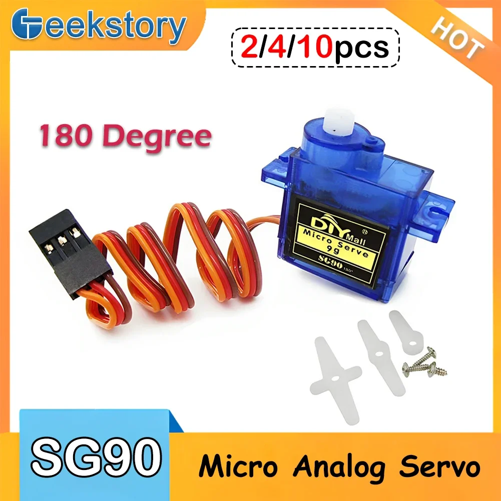 2/4/10 adet SG90 Servo Motor 9 - Servo Motor Sg90 incelemesi ve fiyatı