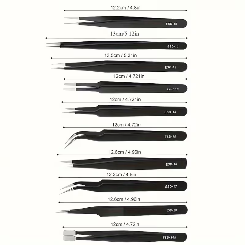 10 Parça ESD Anti-Statik Cımbı - Diy Electronics Set incelemesi ve fiyatı