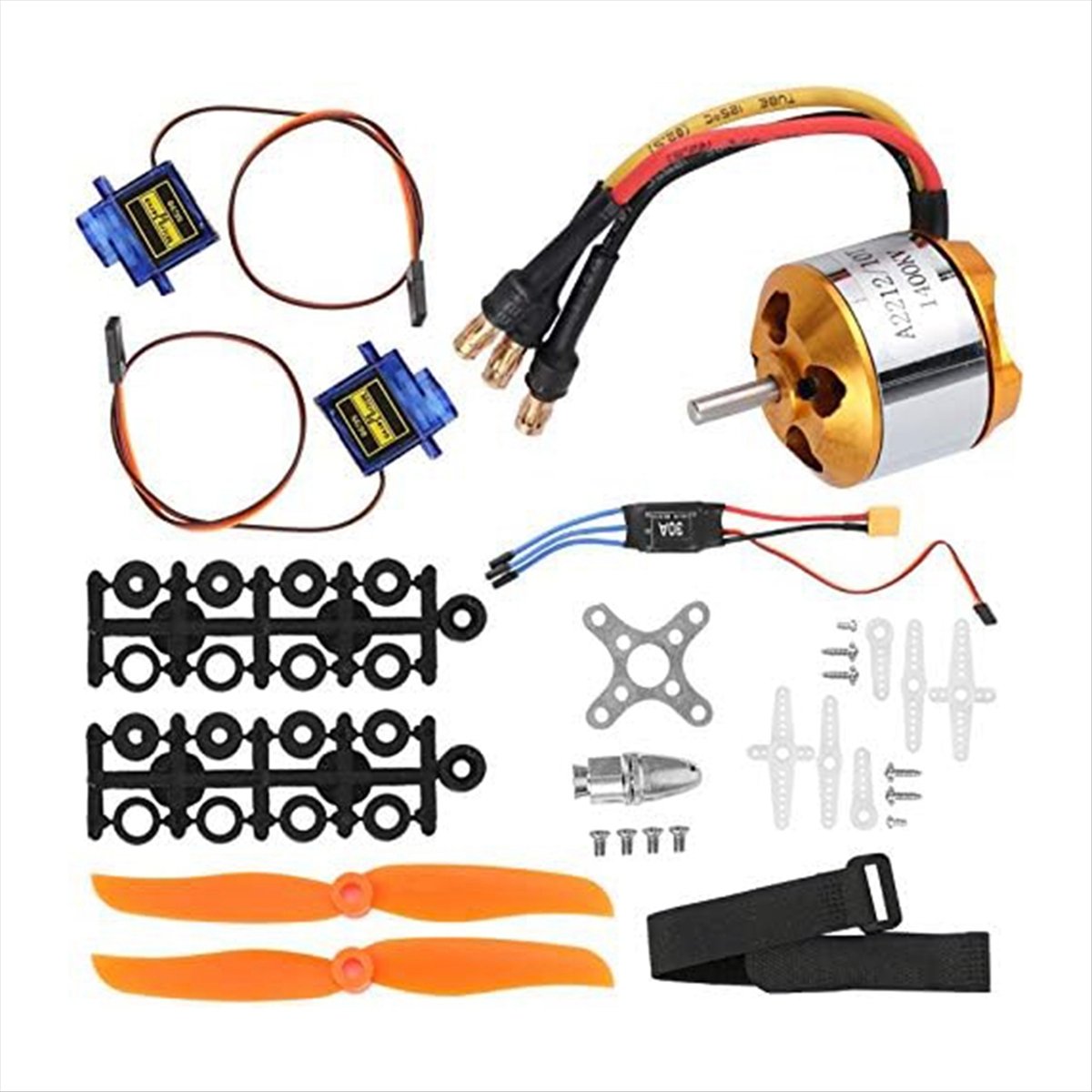 A99X 2212 1400KV Motor + 8060  - Servo Motor Sg90 incelemesi ve fiyatı