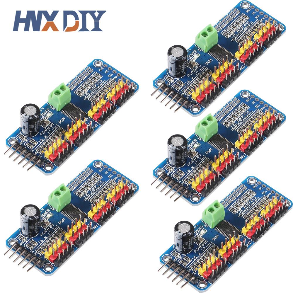 1-5 adet PCA9685 16 kanal 12-b - Stepper Motor 28Byj incelemesi ve fiyatı