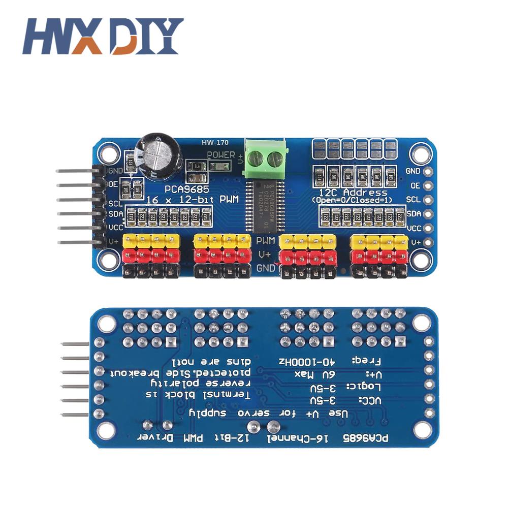 1-5 adet PCA9685 16 kanal 12-b - Stepper Motor 28Byj incelemesi ve fiyatı