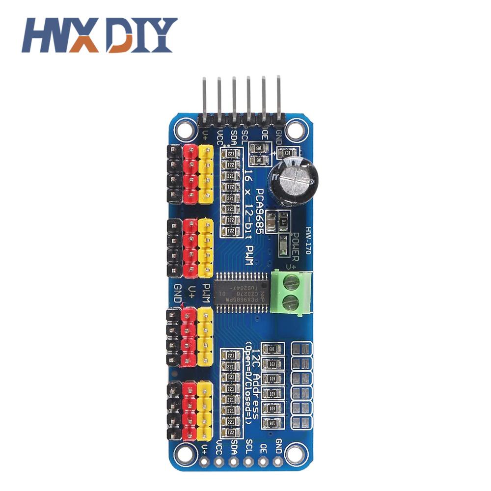 1-5 adet PCA9685 16 kanal 12-b - Stepper Motor 28Byj incelemesi ve fiyatı